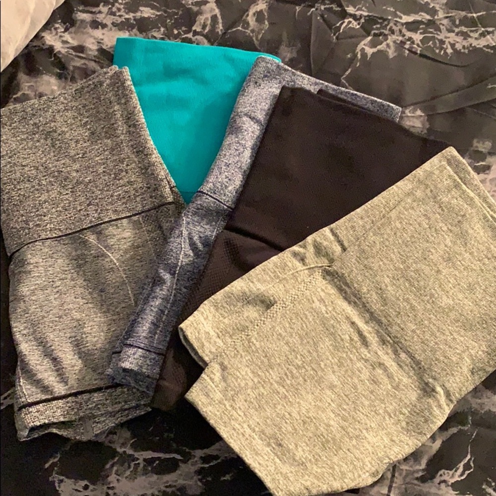 High waisted compression shorts